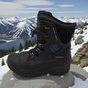 Columbia Bugaboot Winter Boots Youth Sz 5 Waterproof 200g Insulated Lightweight